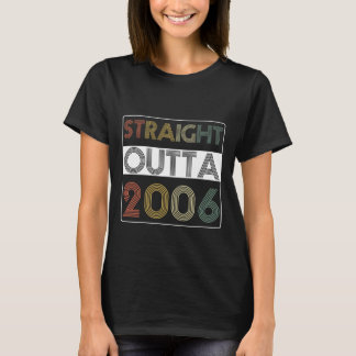 T-shirt Cadeau 2006 droit d'Outta Birhtday 13 ans de vin