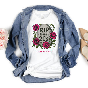 T-shirt Cadeau 30e anniversaire Roses roses RIP Pierre tom