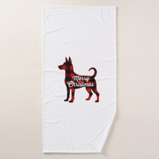 T-Shirt Cadeau à Carreaux Pomsky Noël Maman Papa (
