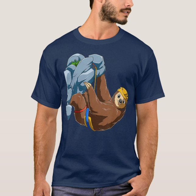 T-shirt Cadeau à soupe réfrigérée Bouldering et Escalade d (Devant)