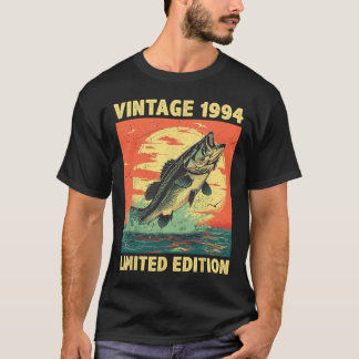 T-shirt Cadeau âgé de 31 ans 1994 Pêcheur Pêcheur Poisson 