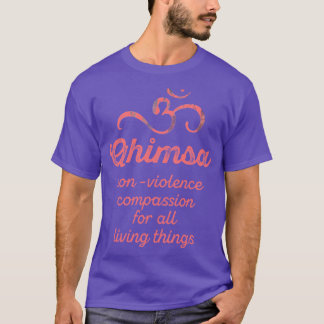 T-shirt Cadeau Ahimsa Yoga Om Compassion