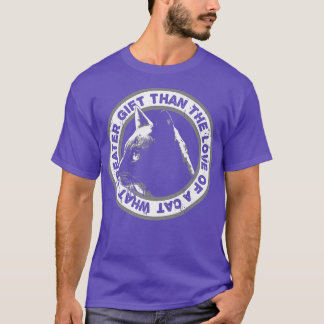 T-shirt Cadeau Amoureux des chats pour enfants garçons fil