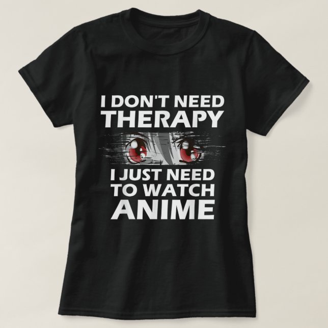 T-shirt Cadeau Anime Pour Femmes Ados Filles Garçons Anime (Design devant)