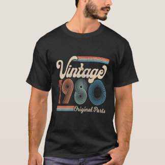 T-shirt Cadeau Anniversaire 40 Ans Classique Vintage Né Da
