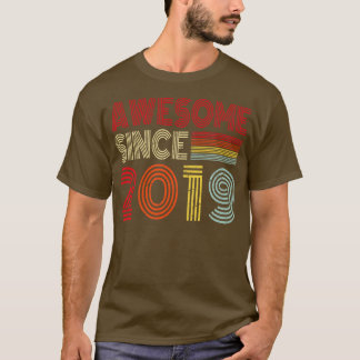 T-shirt Cadeau Anniversaire 5 ans Vintage stupéfiant depui