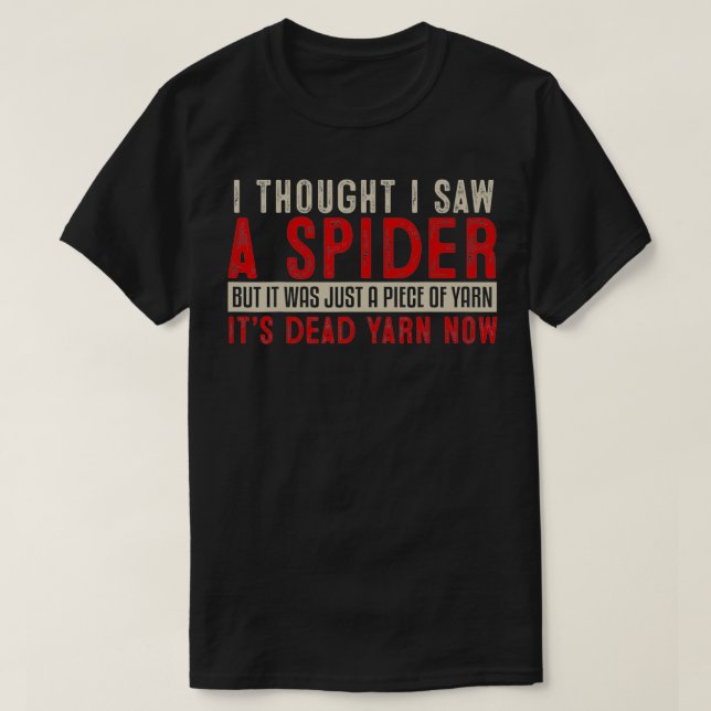 T-shirt Cadeau Arachnophobia Spider (Design devant)