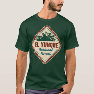 T-shirt Cadeau autocollant de la forêt nationale El Yunque