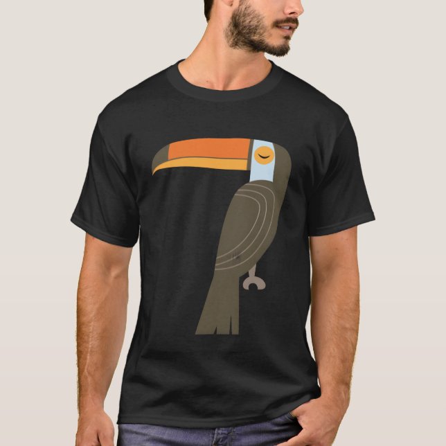 T-shirt cadeau aux oiseaux toucan (Devant)