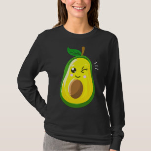 T-shirt Cadeau Avocado Cute Pour Enfants Hommes Femmes Drô