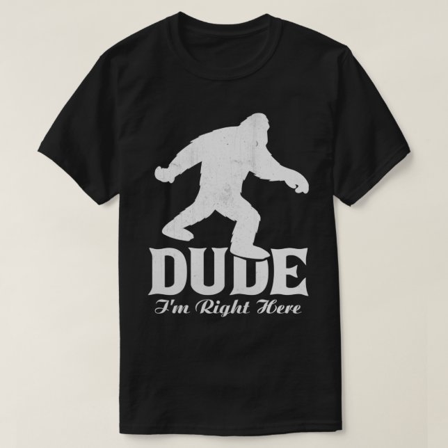 T-shirt Cadeau Bigfoot Sasquatch (Design devant)