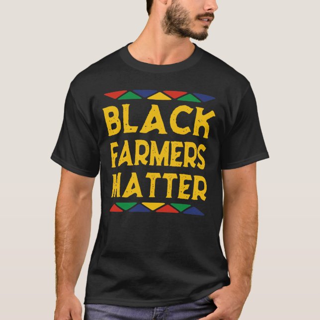 T-shirt Cadeau Black Farmers Matter (Devant)