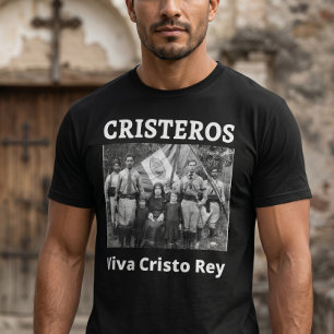 T-shirt cadeau catholique romain Cristeros Viva Cristo Rey