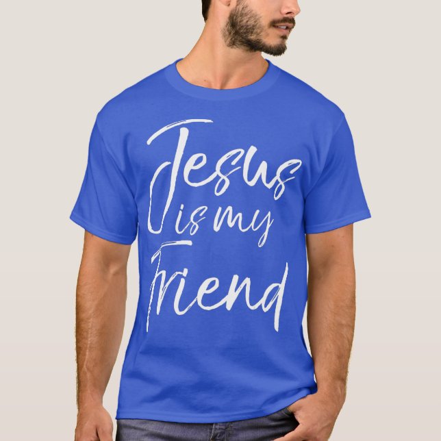 T-shirt Cadeau chrétien mignon pour les femmes Jésus est m (Devant)