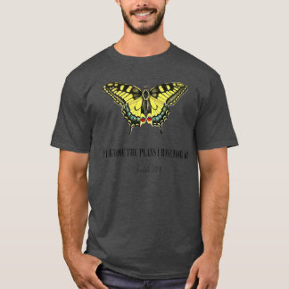 T-shirt Cadeau chrétien papillon pour les femmes faire con