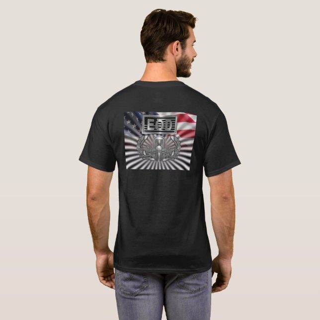 T-shirt Cadeau commémoratif "Senior EOD" (Dos entier)
