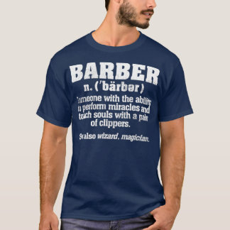 T-shirt Cadeau cool détendu Meilleur Barbier Définition