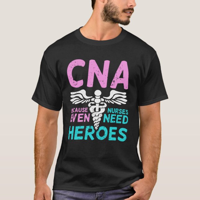 T-shirt Cadeau d'aide-infirmier certifié CNA (Devant)