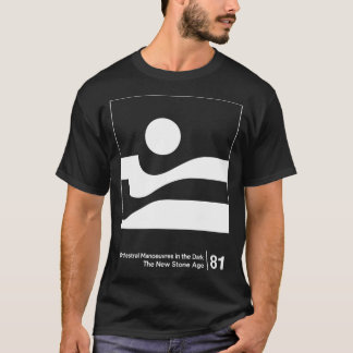 T-shirt Cadeau d'ami de l'œuvre d'art de style minimal OMD