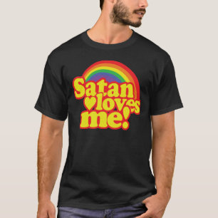 T-shirt Cadeau d'ami Satan m'aime
