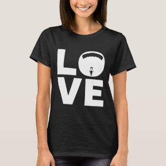 T-shirt Cadeau d'amour de parachutisme pour parachutistes