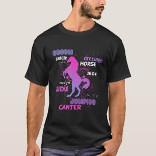 T-shirt Cadeau d'animaux de ferme équine pour les amateurs