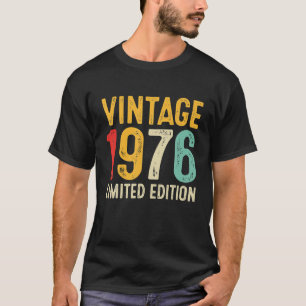 T-shirt Cadeau d'anniversaire 46 ans Vintage 1976