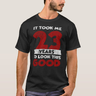 T-shirt Cadeau d'anniversaire drôle de 23 ans vintage