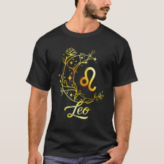 T-shirt Cadeau d'anniversaire du signe du zodiaque Lion po