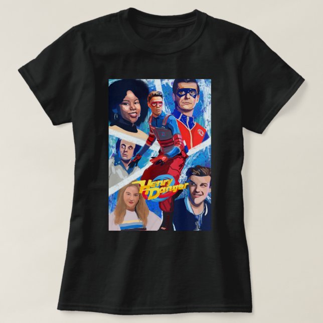 T-shirt Cadeau d'anniversaire Henry Danger Poster Streetwe (Design devant)