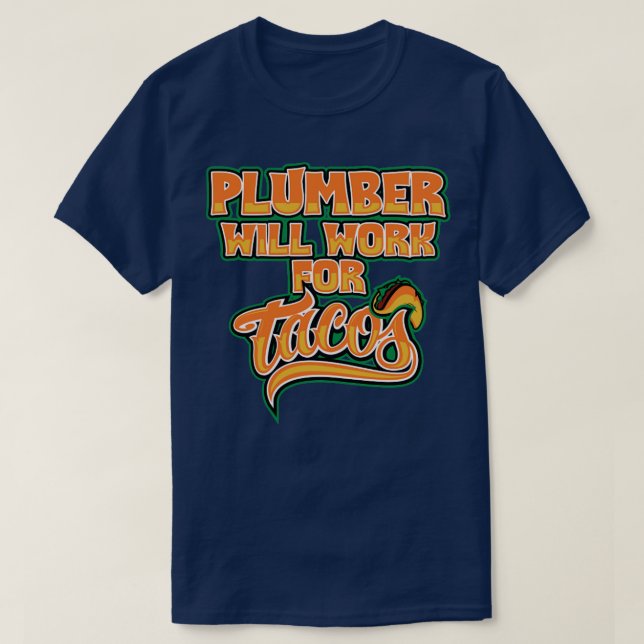 T-shirt Cadeau d'appréciation du travail du plombier (Design devant)
