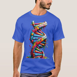 T-shirt Cadeau d'art urbain Science ADN Hélice