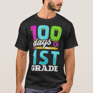 T-shirt Cadeau de 100 jours pour élève de première année 1