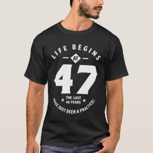T-shirt Cadeau de 47 ans 47e anniversaire idées cadeaux