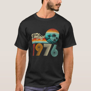 T-shirt Cadeau de 50 ans réalisé en 1976 Cadeaux Classique