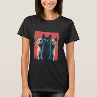 T-shirt Cadeau de 53 ans Vintage 1972 Amoureux des chats 5