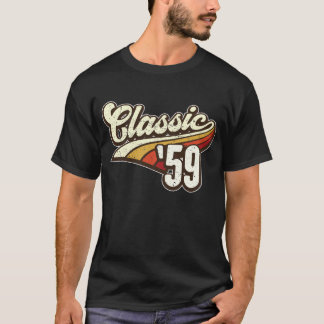 T-shirt Cadeau de 60 ans 60e anniversaire avec Retro Graph
