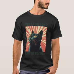 T-shirt Cadeau de 78 ans Vintage 1947 Amoureux des chats 7