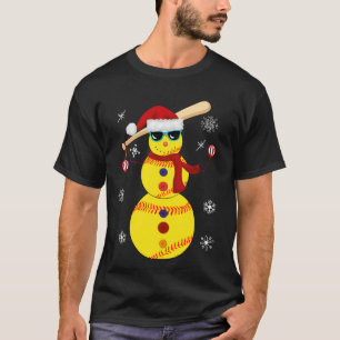 T-shirt Cadeau de casquette de Père Noël de bonhomme de