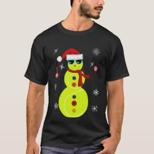 T-shirt Cadeau de casquette de Père Noël de bonhomme de