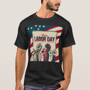 T-shirt Cadeau de célébration de la fête du Travail vintag