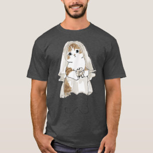 T-shirt cadeau de chat marié pour les femmes et tous les a