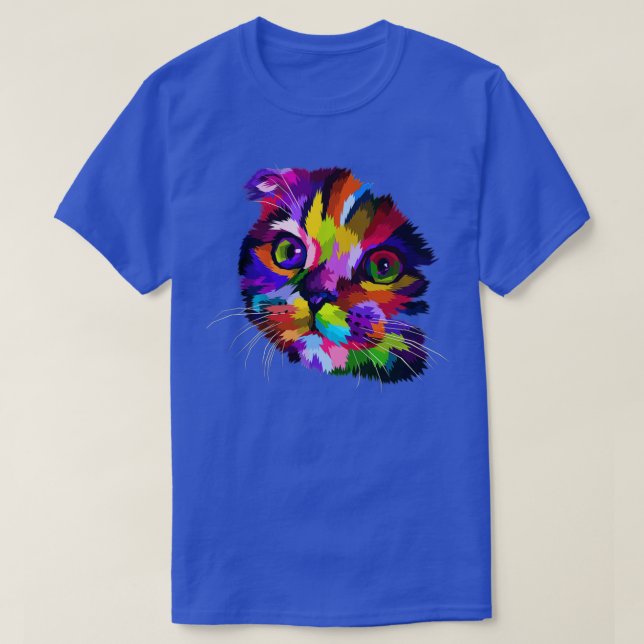 T-shirt Cadeau de chat mignon pour les amateurs de chatte  (Design devant)
