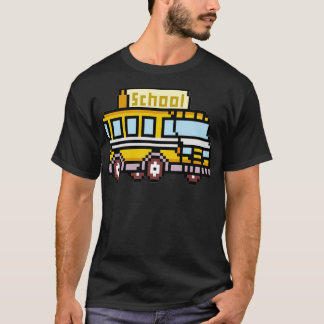 T-shirt Cadeau de chauffeur de bus scolaire jaune