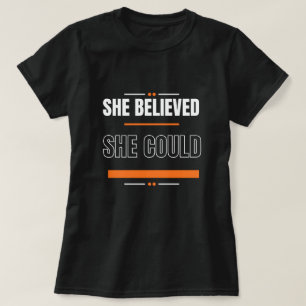T-Shirt Cadeau de chemise noire avec citation in