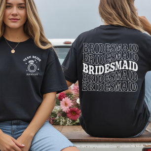 T-shirt Cadeau de chemise personnalisée pour demoiselles d