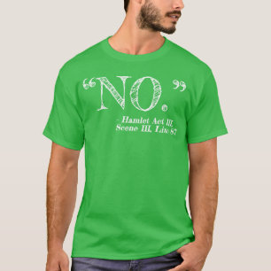 T-shirt Cadeau de citation de Hamlet William Shakespeare s