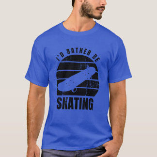 T-shirt Cadeau de citation de patineur