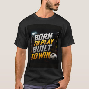 T-shirt ⚽ Cadeau de citation pour joueur de football compé