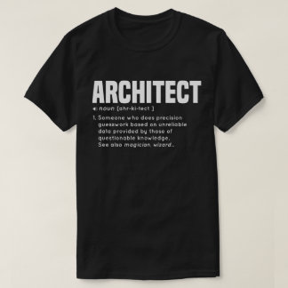 T-shirt Cadeau de cool de définition d'ARCHITECTE